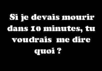 a vous de repondre